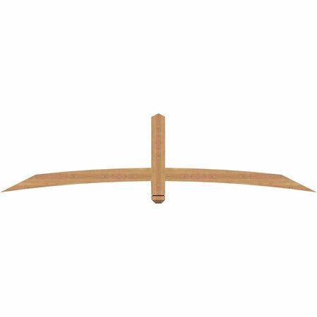 Ekena Millwork Bellingham Timber Gable Bracket, Western Red Cedar, 84"W x 21"H x 3 1/2"D x 3 1/2"F, 6/12 Pitch GBW084X21X0404BEL00SWR
